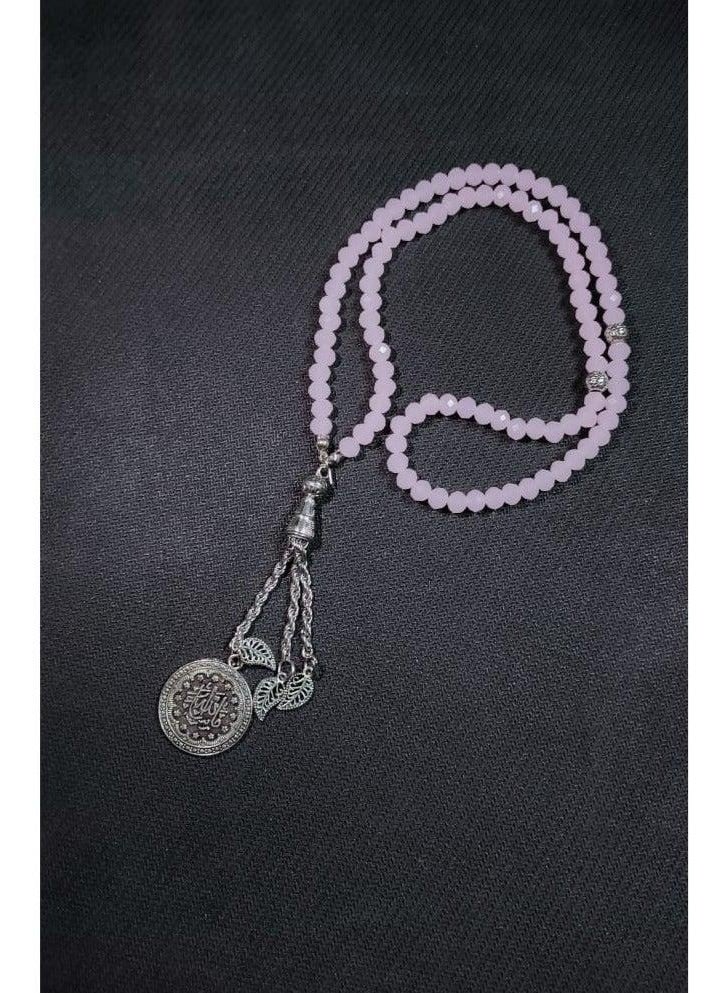 EvancyStore Handmade Crystal Rosary Pink - Image 1